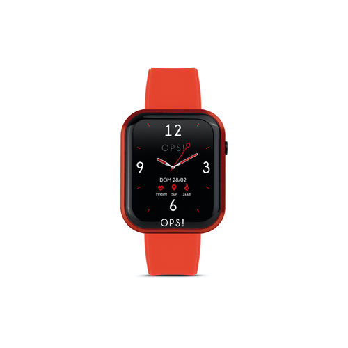 OPS!SMART - CALL - red alu- plastic case + red strap
